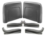 1966 El Camino Seat Back And Sides Kit Aqua Image