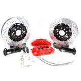 1993-2002 Camaro Baer Brakes 14 Inch Pro+ Front Brake System Un-assmebled Black Calipers Image