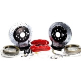 1964-1977 El Camino Baer Brakes 13 Inch Pro+ Rear Brake System Red Calipers Image