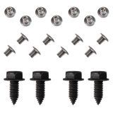 1965 Chevelle Deluxe Grille Hardware Kit 19 pc Image