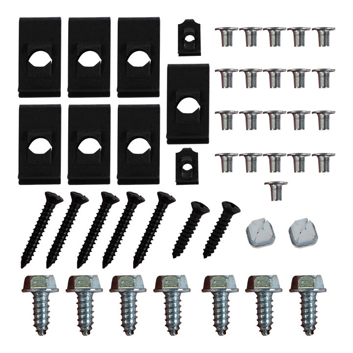 1970-1972 Nova Deluxe Grille Hardware Kit 24 pc