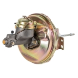 1964-1966 El Camino Single Disc Brake Master Cylinder With 9 Inch Power Brake Booster Kit Image