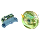 1964-1972 El Camino Square Disc Brake Master Cylinder With 9 Inch Power Brake Booster Kit Image