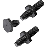 1970-1988 Monte Carlo Saginaw Power Steering Pump Stud And Bolt Kit Black Phosphate Image