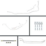 1964-1967 El Camino Front Manual Disc Brake Conversion Line Kit, Stainless Steel Image