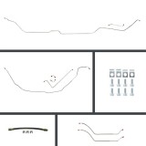 1968-1972 Chevrolet Coupe 4 Wheel Manual Disc Brake Conversion Line Kit, Original Material Image