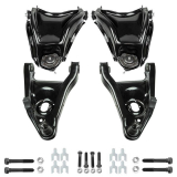 1964-1972 Chevelle Control Arm Kit, With Hardware, Upper/Lower, Black Set OE Correct Style Image