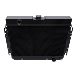 1964-1967 Chevelle Champion Cooling Black Series 3 Row Aluminum Radiator Image