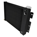 1967-1969 Camaro SB Champion Cooling Aluminum Radiator Champion Series 3 Core - 600-800 HP LS Swap Black Image