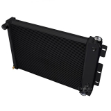 1967-1969 Camaro BB Champion Cooling Aluminum Radiator Champion Series 3 Core - 600-800 HP LS Swap Black Image