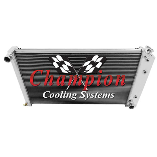 1968-1977 Chevelle Champion Cooling Aluminum Radiator Economy Series 2 Core - 400-600 HP: EC161