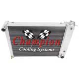 1967-1969 Camaro SB Champion Cooling Aluminum Radiator Economy Series 2 Core - 400-600 HP: EC337 Image