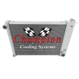 1967-1969 Camaro BB Champion Cooling Aluminum Radiator Economy Series 2 Core - 400-600 HP Image