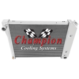 1978-1988 Cutlass V6 Champion Cooling Aluminum Radiator Monster Series 4 Core - 800-1200 HP Image