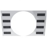 Champion Cooling Aluminum Fan Shroud Fits Single 16 Inch Fan for UN18-CH, UN18-DP, UN18-FD Image