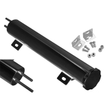 1964-1987 El Camino Champion Cooling Overflow Tank Black Finish Stainless Steel 2 X 13 Inch Image