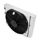 Champion Cooling Universal Series, 1 Row Drag Racing Radiator 19 x 14 Over Dual Pass Image