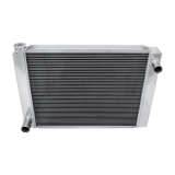 Universal 1962-1988 Chevrolet Champion Cooling Aluminum Radiator Passenger Side In Drivers Side Out Image