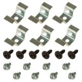 1966-1967 Chevelle Dash Trim Hardware With Washers Kit Image