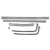 1970-1972 Chevelle Coupe Complete Window Felt Kit, 8 Piece Image