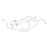 1980 El Camino Front Brake Line Kit, Stainless Steel Image
