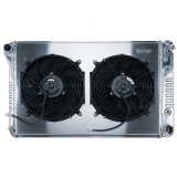 1978-1987 Grand Prix Cold Case Aluminum Radiator & Fan Kit, AT, Dual 12 Inch Fans & Shroud Image