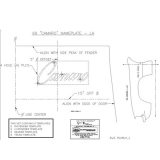 1969 Camaro Standard 350 Emblem Template Kit Image