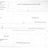 1967-1969 Camaro Rear Spoiler Mounting Template Image