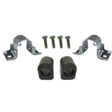 1968-1974 Nova Front Sway Bar Bushing And Bracket Kit 1 Inch Bar Image