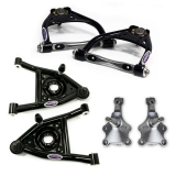1964-1972 El Camino Detroit Speed Tubular Control Arm & Forged Spindle Kit Image