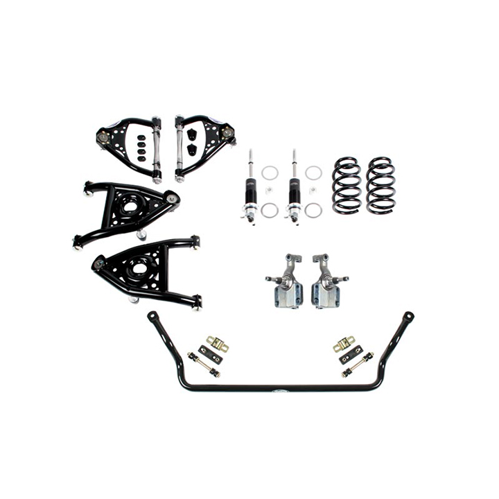 1968-1972 Chevelle Detroit Speed Front Speed Kit, Level 2, Double Adjustable, Small Block & LS