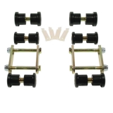 1967-1981 Camaro Heavy Duty Polyurethane Leaf Spring Shackle Kit Image