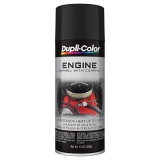 Dupli-Color Premium Engine Enamel With Ceramic; Flat Black; 12 oz. Aerosol Image