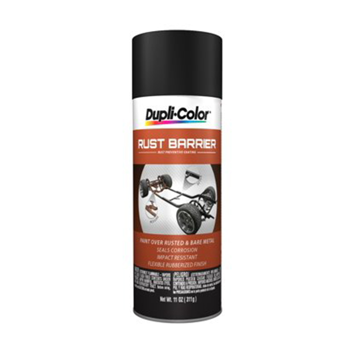 Dupli-Color Rust Barrier, Gloss Black, 11oz Aerosol