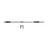1968-1973 Nova Front Drum Brake Flex Hose, Braided Stainless Image