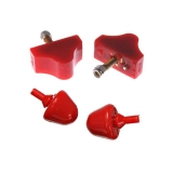 1968-1974 Nova Energy Suspension Front Control Arm Bump Stop Kit - Red Image