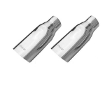 1970-1972 Pypes Monte Carlo SS Style 2.5 Inch Stainless Tips: EVT54 Image