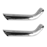 1967-1981 Camaro Pypes 2.5 Inch Hockey Stick Style Exhaust Tips Image