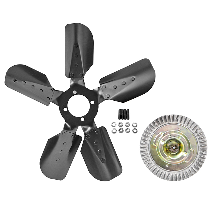 1964-1968 El Camino Fan And Clutch Kit 5 Blade for Short Water Pump