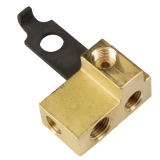 1964-1965 Chevelle Drum Brake Distribution Block, Dual Master Cylinder Image