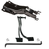 1968-1972 Nova Clutch and Brake Pedal Assembly 4 Speed Image