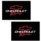 Set of 2 Fender Grippers Red Bowtie Chevrolet Racing Image