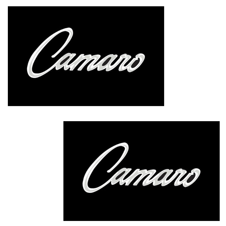 Set of 2 Fender Grippers Camaro Logo