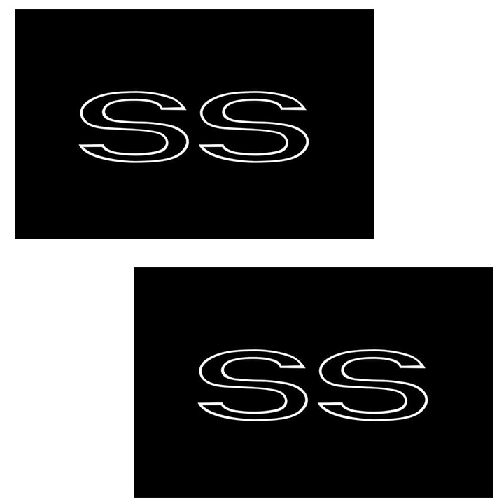 Set of 2 Fender Grippers SS Logo
