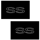 Set of 2 Fender Grippers SS Logo Image