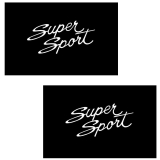 Set of 2 Fender Grippers Super Sport Logo Image