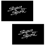 Set of 2 Fender Grippers Super Sport Logo Image
