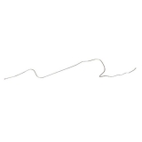 1985-1991 Camaro Front To Rear Fuel Line, V8 3/8 Inch, LH Original Material, For Carbureted Cars Image