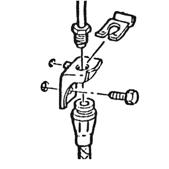 19691972 Chevrolet Front Flex Hose Brackets