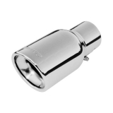 Flowmaster Clamp-On Exhaust Tip, 3.5 In. Rolled Angle Polished SS, Fit 2.25 In. Tube: 15364 Image